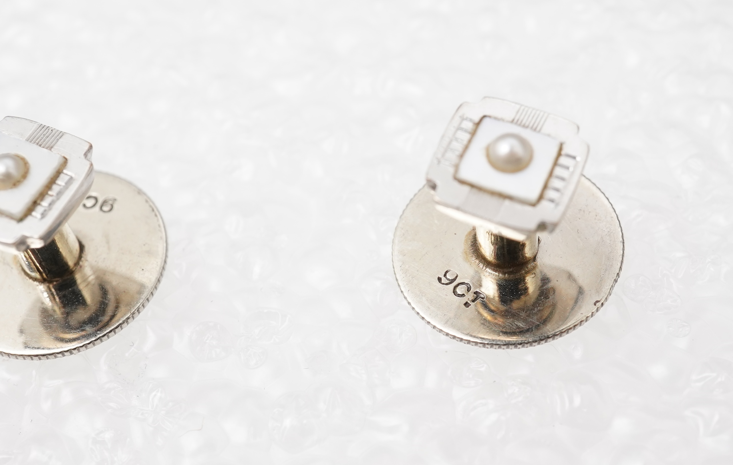 An Art Deco mother of pearl dress set, 1930s